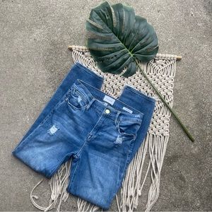 Frame Distressed Jeans Size 26 - Le High Straight